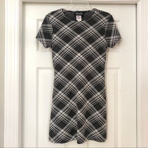 Vtg Plaid La Belle Fashions Shift Dress /Tunic Top